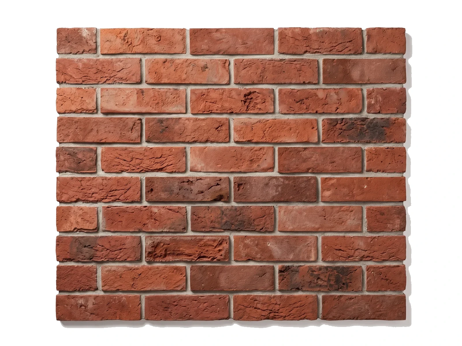 Eskitme Rustik İnce Tuğla Kaplama, 6.5x21.5x1.8, dokulu yüzey